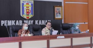 Bupati Way Kanan H.Raden Adipati Surya,SH.MM.Menggelar Rapat Tahun 2022,Dalam Rangka Meningkatkan Kinerja Dalam Merealisasikan Program Kedepan.