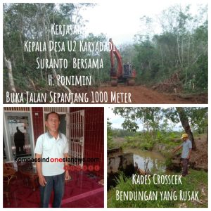 Suranto dan Haji Ponimin   Kerjasama Buka Akses Jalan ke Sektor Perkebunan dan Pertanian