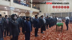 102 Kepala Sekolah SD/SMP Resmi di Lantik Oleh Bupati Musi Rawas Hj. Ratna Machmud.