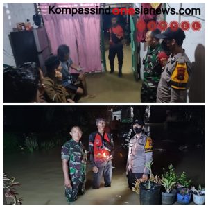 243 Rumah warga Desa Sukamana Dusun II Terendam Banjir  disebabkan Curah Hujan yang Cukup Deras disertai angin Kencang,