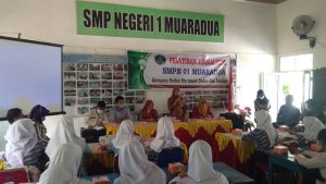 Gelar Pembekalan Siswa Jurnalistik SMPN I Muaradua Bersama IWO OKU Selatan.