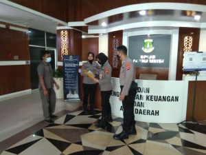 Personel Ditpamobvit Polda Banten Lakukan Patroli Sasar Lembaga Negara
