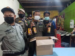 Razia Tempat Hiburan Malam, Satpol PP Tangsel Sita Ratusan Miras dan Sound System