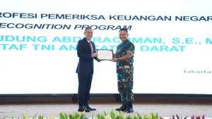 Kasad  dan Irjenad Terima Penyerahan CSFA Recognition Program dari BPK RI