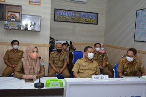 Pemerintah Kabupaten Oku Selatan Ikuti Peluncuran Permenko PMK Nomor 1 Tahun 2022 Secara Virtual.