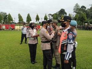 Polres Oku Selatan Gelar Upacara Pasukan Operasi Ketupat Musi Tahun 2022.