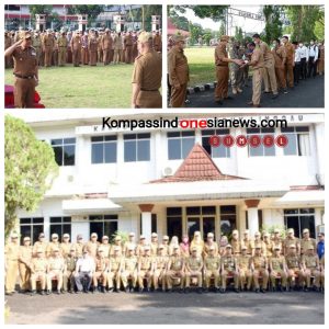 Walikota Lubuklinggau H SN Prana Putra Sohe Pimpin Apel Usai Cuti Bersama