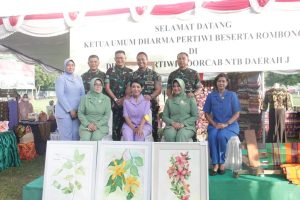 Wakasad Sambut Kedatangan Panglima TNI di Makorem 162/WB