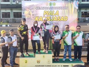 Jelang HUT Ke 72 Jasmani Angkatan Darat, Disjasad Gelar Kejuaraan Panahan Piala Kadisjasad