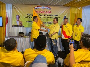Muscam Partai Golkar Tangsel, Junaidi Ditetapkan Jadi PK Setu