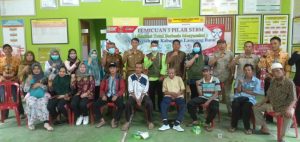 Dinas Kesehatan Kabupaten Lampung barat mengadakan Sosialisasi 5 Pilar STBM  bersama   di pekon kembahang