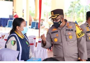 Menyambut Hari Bhayangkara Ke – 76, Hari ini Polres Siak Gelar Vaksinasi Massal