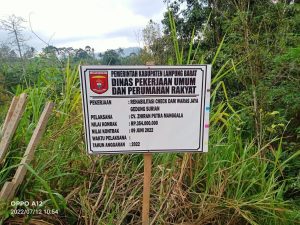 DI DUGA PROYEK REHABILITASI CHEK DAM ASAL JADI,