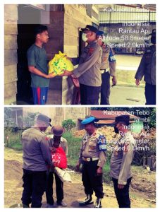 Kapolsek tengah ilir, Akp Jhon riahman Sinaga SE.MM Pimpin lansung penyaluran (bansos) terhadap Masyarakat yang terdampak kenaikan harga bahan bakar minyak (BBM)