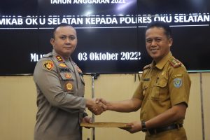 PENYERAHAN HIBAH DARI PEMKAB OKU SELATAN KEPADA POLRES OKU SELATAN