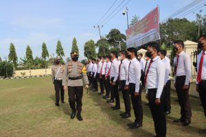 Kapolres OKU Selatan Pimpin Apel Persiapan Pengamanan Menyambut Natal dan Tahun Baru 2023.