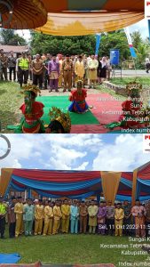 Silaturahmi Pj Bupati Tebo, H Aspan ST di desa sungai keruh dalam program desa sehat dan berkualitas