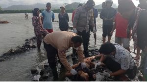 Mayat Perempuan Ditemukan di Sungai Karang Kecamatan Karangmoncol