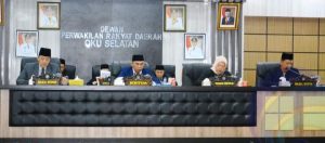 Wabup Sholehien Abuasir Pimpin Rapat Paripurna Di Ruang Seketariat DPRD OKU Selatan, Ini Penjelasannya