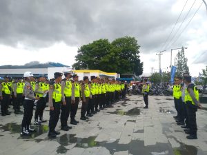 Kapolres OKU Selatan Menurunkan Ratusan Personil Dalam Pengamanan event Grand Fondo