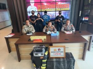 Penyelundupan 7,3 KG Sabu dari Malaysia ke Jambi Digagalkan wilayah hukum polres Tj karimun