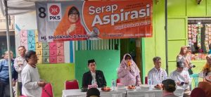 Reses Anggota DPRD Komisi E Fraksi PKS Hj.Sholikhah S.Sos.I Serap Aspirasi Warga RW 03 Kel.Krendang