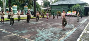 Jumat Sehat, Kodim 0505/JT Gelar Senam SKJ 88