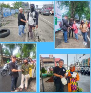 Sedekah Ju’mat Berkah, FWJI Korwil Tangsel Berbagi Kepada Pemulung