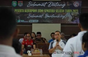 Kejuaraan Judo Sumsel II Resmi di Buka Oleh Walikota Lubuklinggau H.SN.Prana Putra Sohe