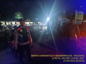 Berikan Rasa Aman Kepada Masyarakat yang telah melaksanakan Ibadah Tarawih
