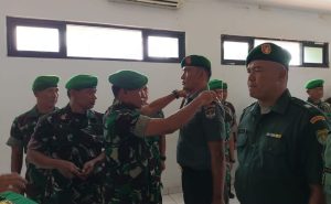 Dandim Letkol Arm Suyikno Pimpin Acara Korps Raport Kenaikan Pangkat 18 Personel Kodim 0505/JT
