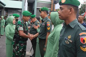 Kodim 0808/Blitar, Gelar Pelantikan Kenaikan Pangkat Anggota Bintara, Periode 1 April 2023