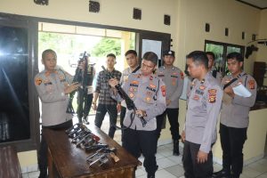 Kapolres OKU Selatan Melaksanakan Supervisi, Monitoring Dan Pengawasan Di Polsek Makakau Ilir Dan Polsek Banding Agung