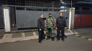Babinsa Koramil 05/KJ Bersama Mitra Jaya Laksanakan Patroli Antisipasi Tawuran dan Balap Liar