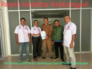 DPD IWO INDONESIA Resmi Didaftarkan Ke Kesbangpol