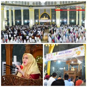 Bupati Dan Wabup Musi Rawas sholat Idul Fitri Berjamaah di Masjid Agung Darussalamsholat Idul Fitri Berjamaah di Masjid Agung Darussalam