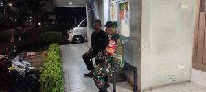 Babinsa Koramil 05/KJ Peltu Abdul Kadir, Giat Siskamling dengan Keamanan Perum Tosiga