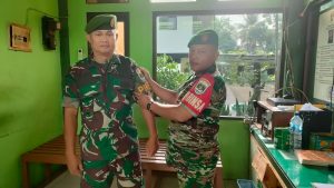 Rutin Petugas Piket Koramil 05/KJ Kodim 0503/JB, Serah Terima Tugas Jaga selama 24 Jam