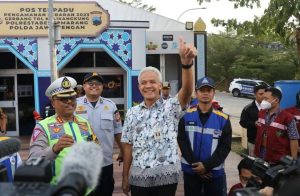 Mudik Lancar , Ganjar : Pengamanan dan Rekayasa di kelola Baik, Terima kasih seluruh Pihak beri pelayanan terbaik*
