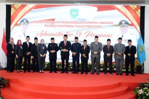 Bupati OKU Selatan Mengambil Sumpah/Janji Dan Melantik 10 Orang Pejabat Pimpinan Tinggi Pratama