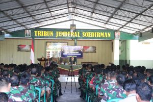 Jam Komandan Dilanjutkan Dengan Halal Bihalal Keluarga Besar Kodim 0704 Banjarnegara