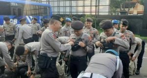 Polresta Malang Kota Kirim 80 Personel untuk Bantuan Pengamanan Pilkades Serentak di Bangkalan