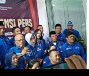 Partai Demokrat Kota Depok Daftarkan Bacaleg nya ke kantor KPU Depok