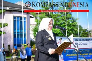 Upacara Peringatan Hardiknas Berlangsung Di Halaman Kantor Bupati Musi Rawas