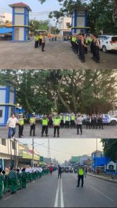 Sebanyak 42 Personel Polres OKU Selatan Amankan Kegiatan Pawai Ta’aruf Musda Muhammadiyah Dan Aisyiyah Ke-IV Tahun 2023