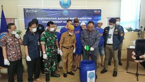 BNNP Sumsel Musnahkan Narkotika Seberat 2.276 Gram