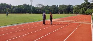 Kesiapan Penyelenggara Jelang Kick Off Sepakbola Piala Bergilir Ketua Umum KONI Pusat Di Kopassus Jakarta