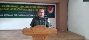 Kodim 0505/Jakarta Timur, Komsos Bersama Komponen Masyarakat