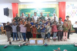 Jumat Berkah, Danrem 052/Wkr Berikan Bantuan Kepada Yayasan Pondok Kasih Karunia Agape