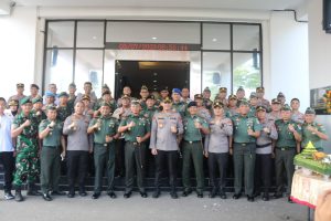 Danrem 052/wkr Berikan Surprise Kepada Polres Tangsel di HUT Bhayangkara ke 77